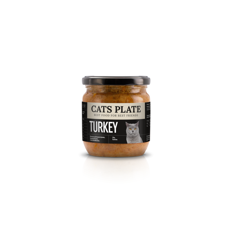 Cats Plate Turkey 360g