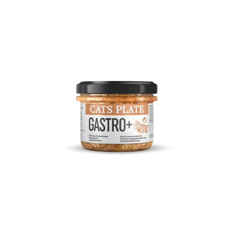 Karma mokra dla kota Cats Plate Vet Gastro+ 180 g