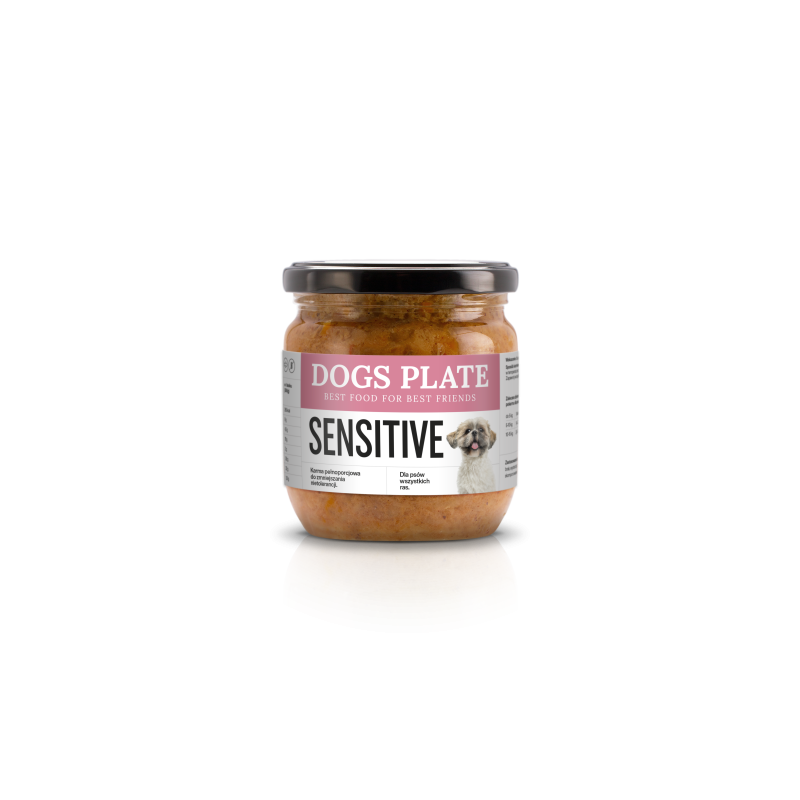 Karma mokra dla psa Dogs Plate Sensitive z dorszem 360 g