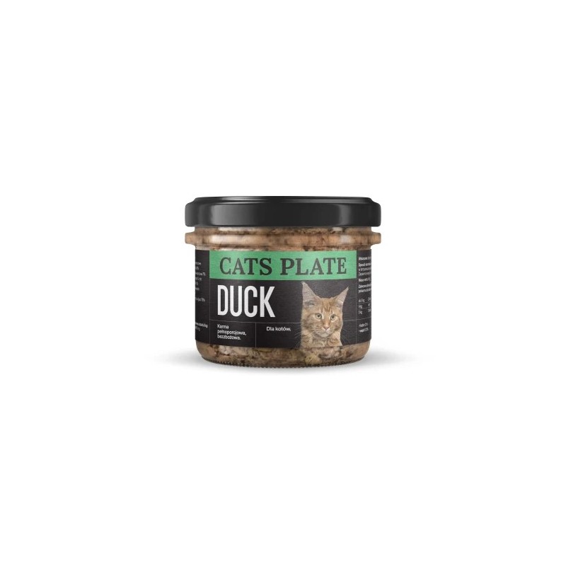 Karma mokra dla kota Cats Plate Duck Kaczka 100 g