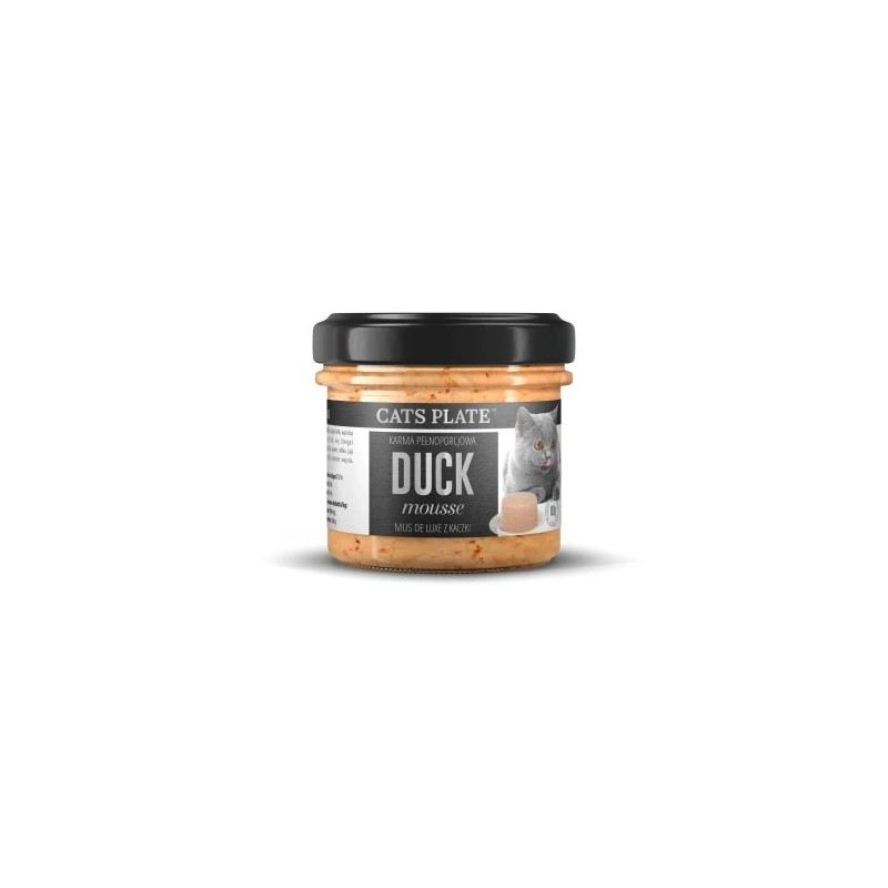 Karma mokra dla kota Cats Plate Duck Mousse Kaczka 100 g