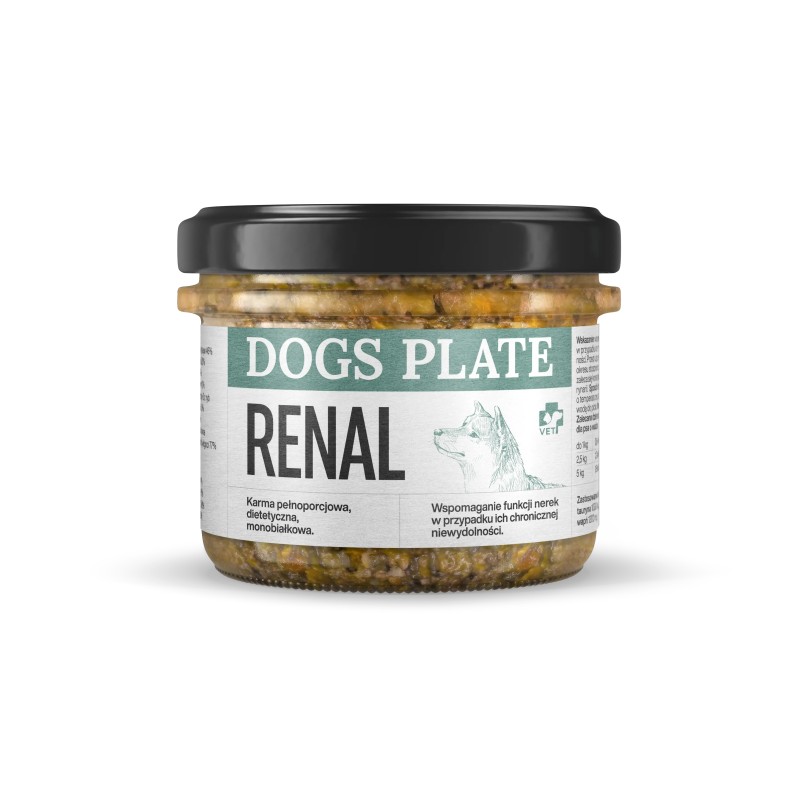 Karma mokra dla psa Dogs Plate Vet Renal z jagnięciną 180 g